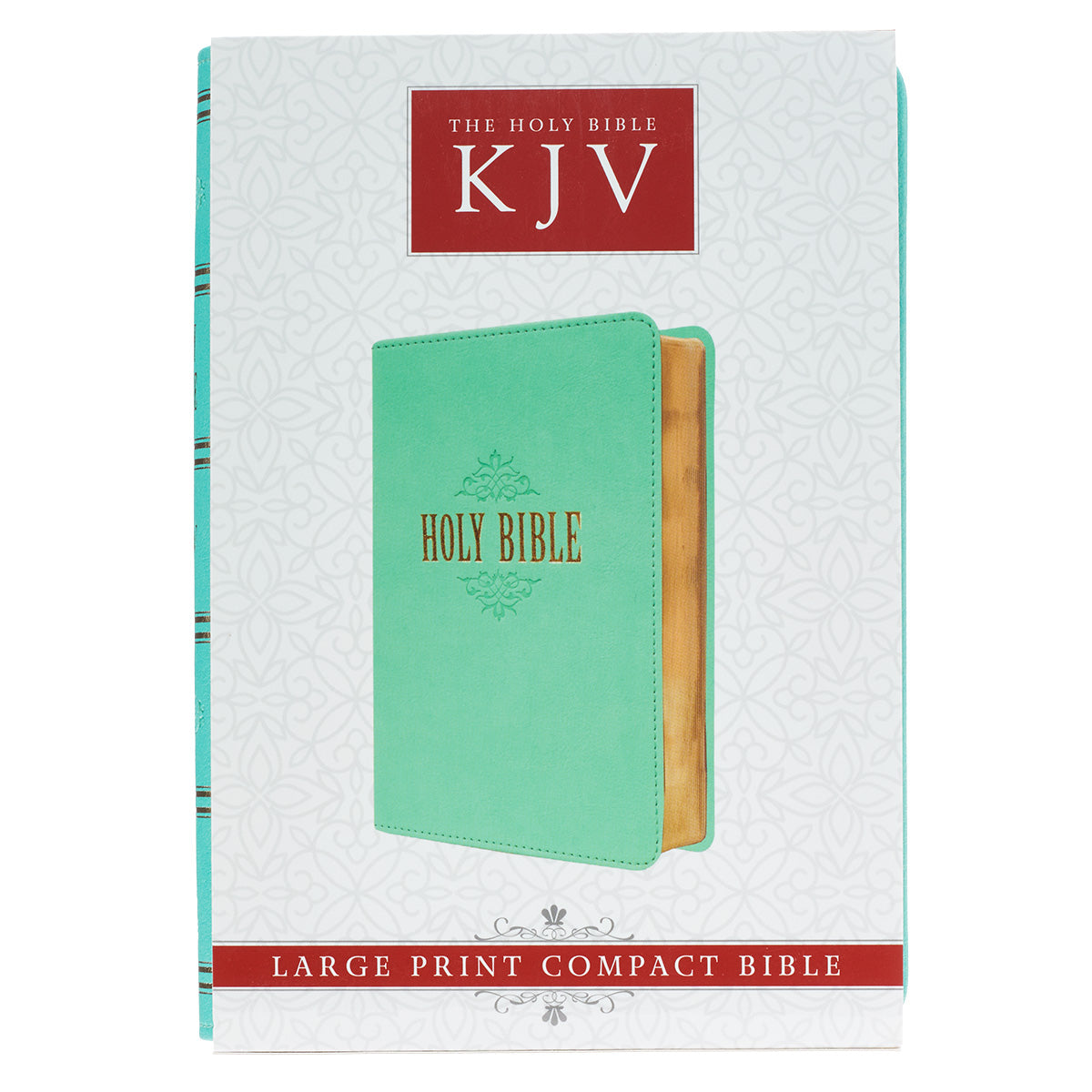 KJV Compact Large Print Teal Red Letter Edition