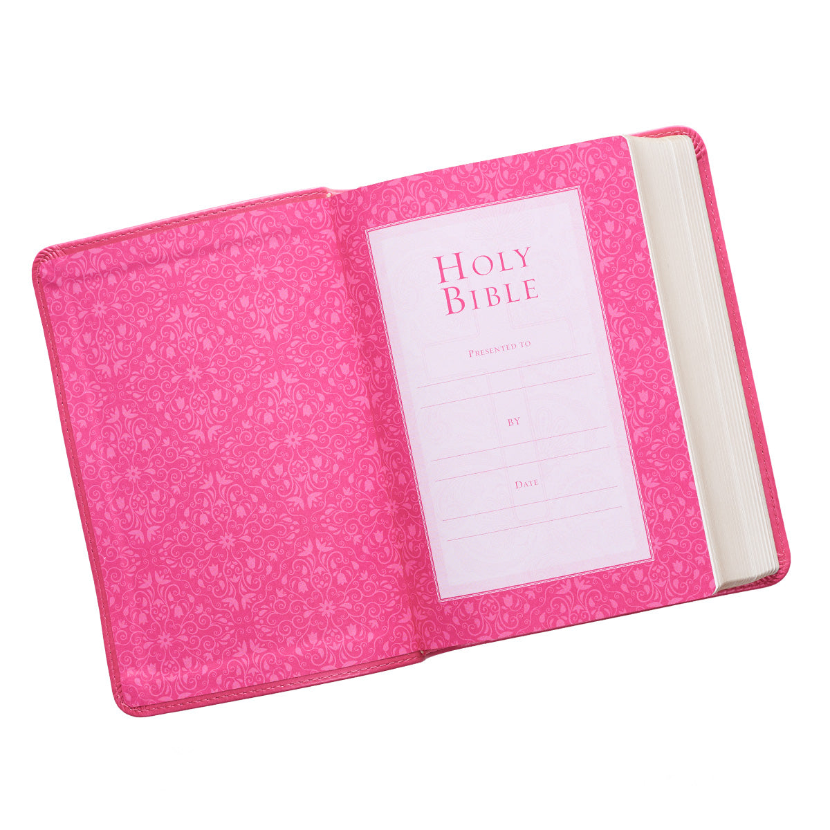 KJV Compact Large Print Pink Red Letter Edition