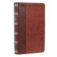 KJV Giant Print Bible 2-Tone Brown Red Letter Edition