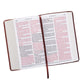 KJV Giant Print Bible 2-Tone Brown Red Letter Edition
