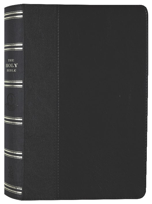 KJV Giant Print Bible 2-Tone Black (Red Letter Edition)
