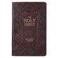 KJV Giant Print Bible Pattern Dark Brown (Red Letter Edition)