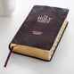 KJV Giant Print Bible Pattern Dark Brown (Red Letter Edition)
