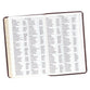 KJV Giant Print Bible Pattern Dark Brown (Red Letter Edition)