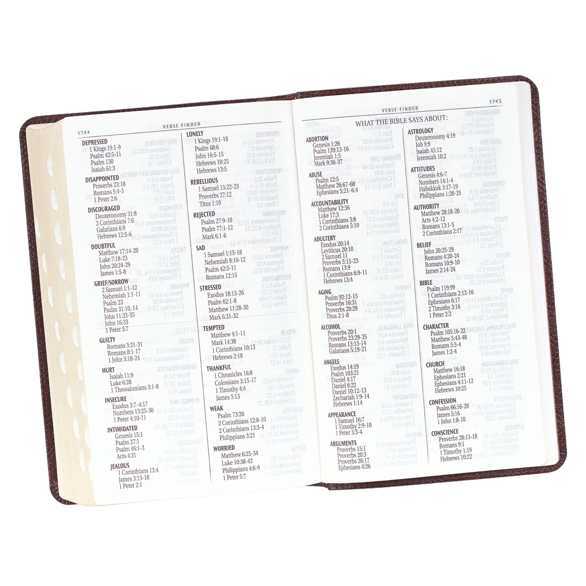 KJV Giant Print Bible Pattern Dark Brown (Red Letter Edition)