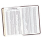 KJV Giant Print Bible Pattern Dark Brown (Red Letter Edition)