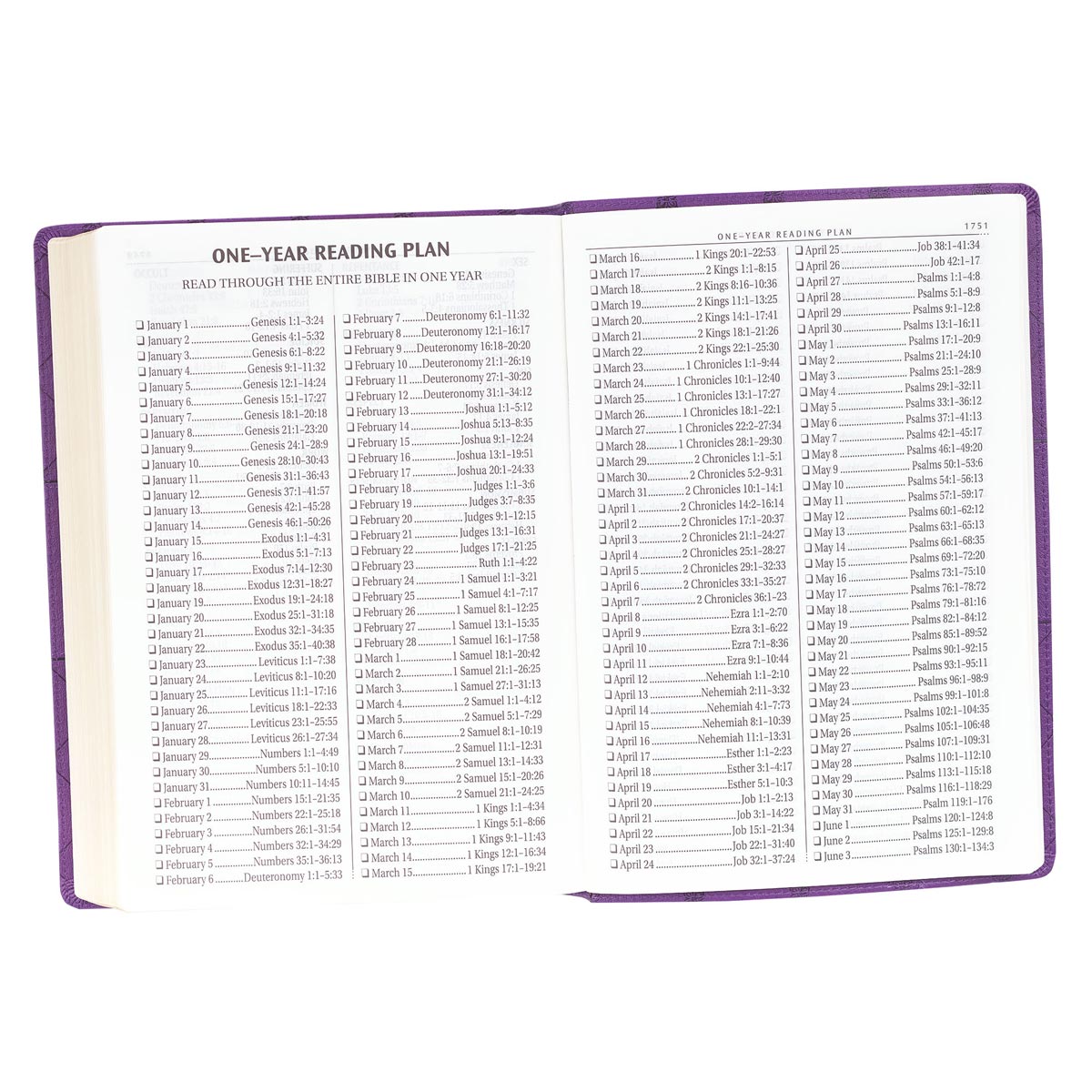 KJV Super Giant Print Bible Purple Red Letter Edition