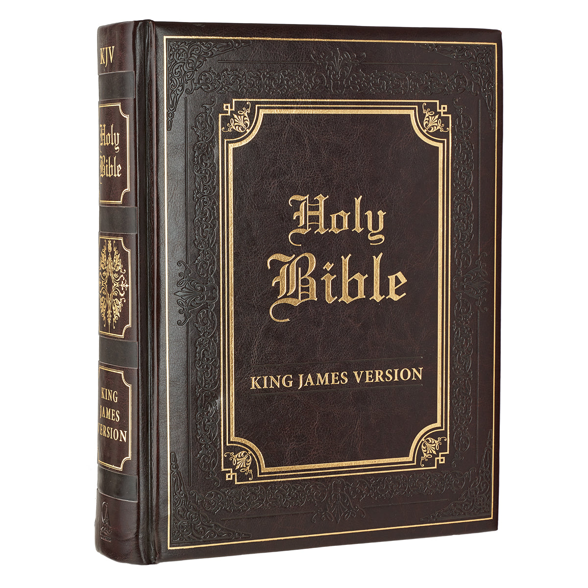 KJV Family Bible Dark Brown (Black Letter Edition)