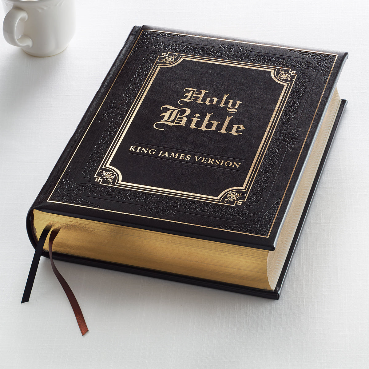 KJV Family Bible Dark Brown (Black Letter Edition)