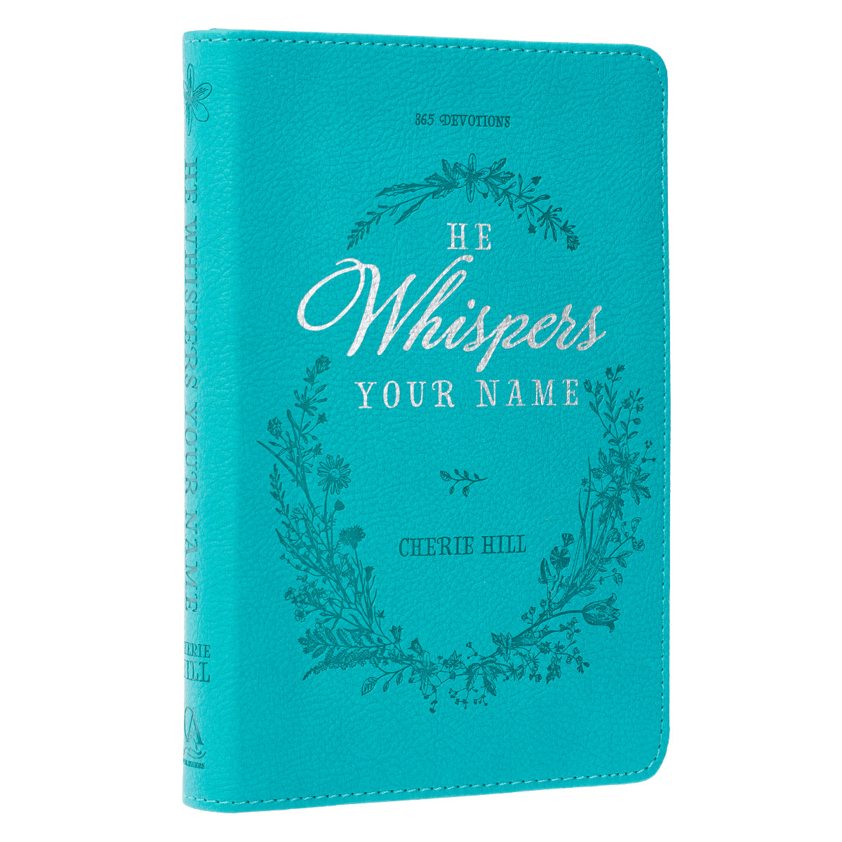 He Whispers Your Name: 365-Day Devotional, Turquoise With Ribbon Marker