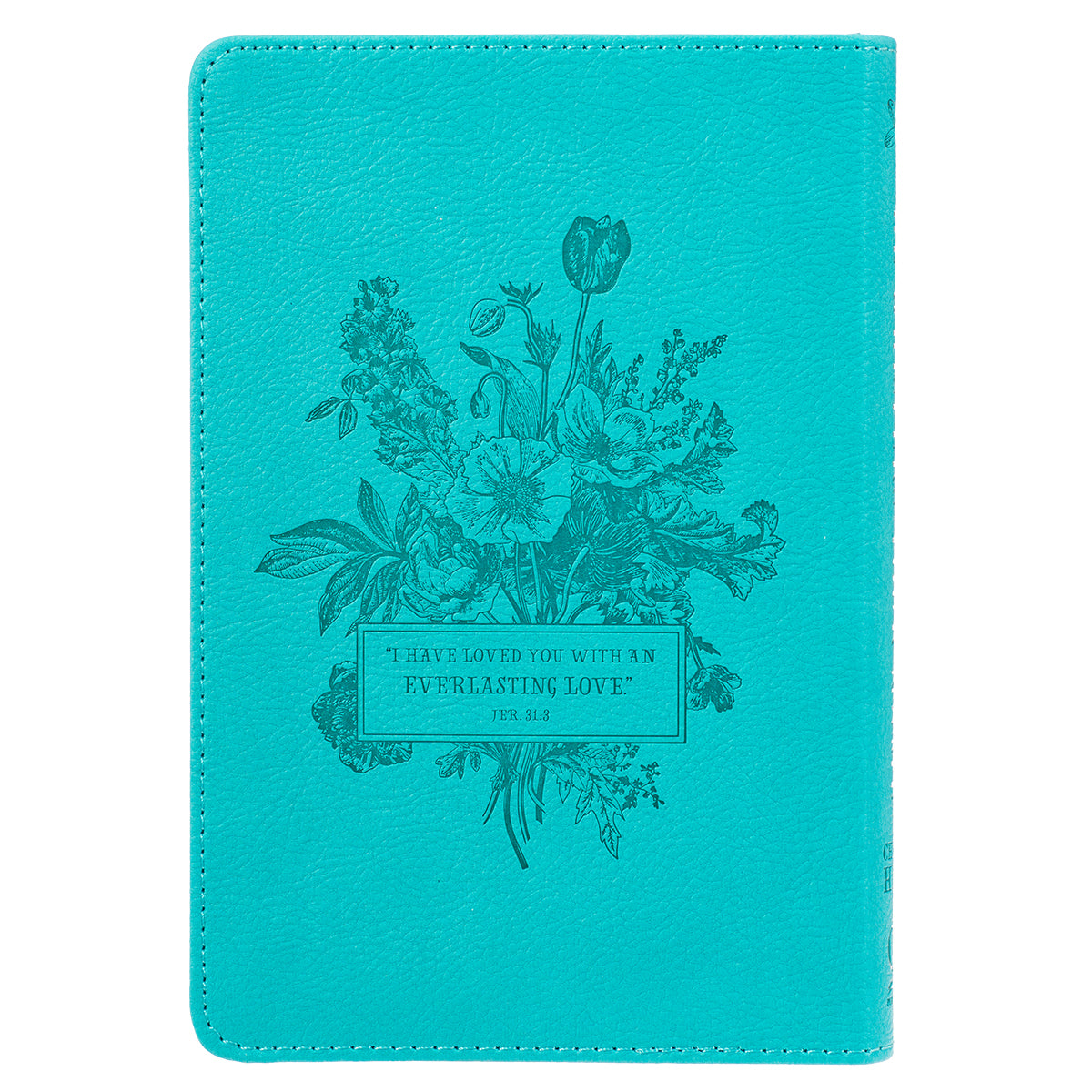 He Whispers Your Name: 365-Day Devotional, Turquoise With Ribbon Marker