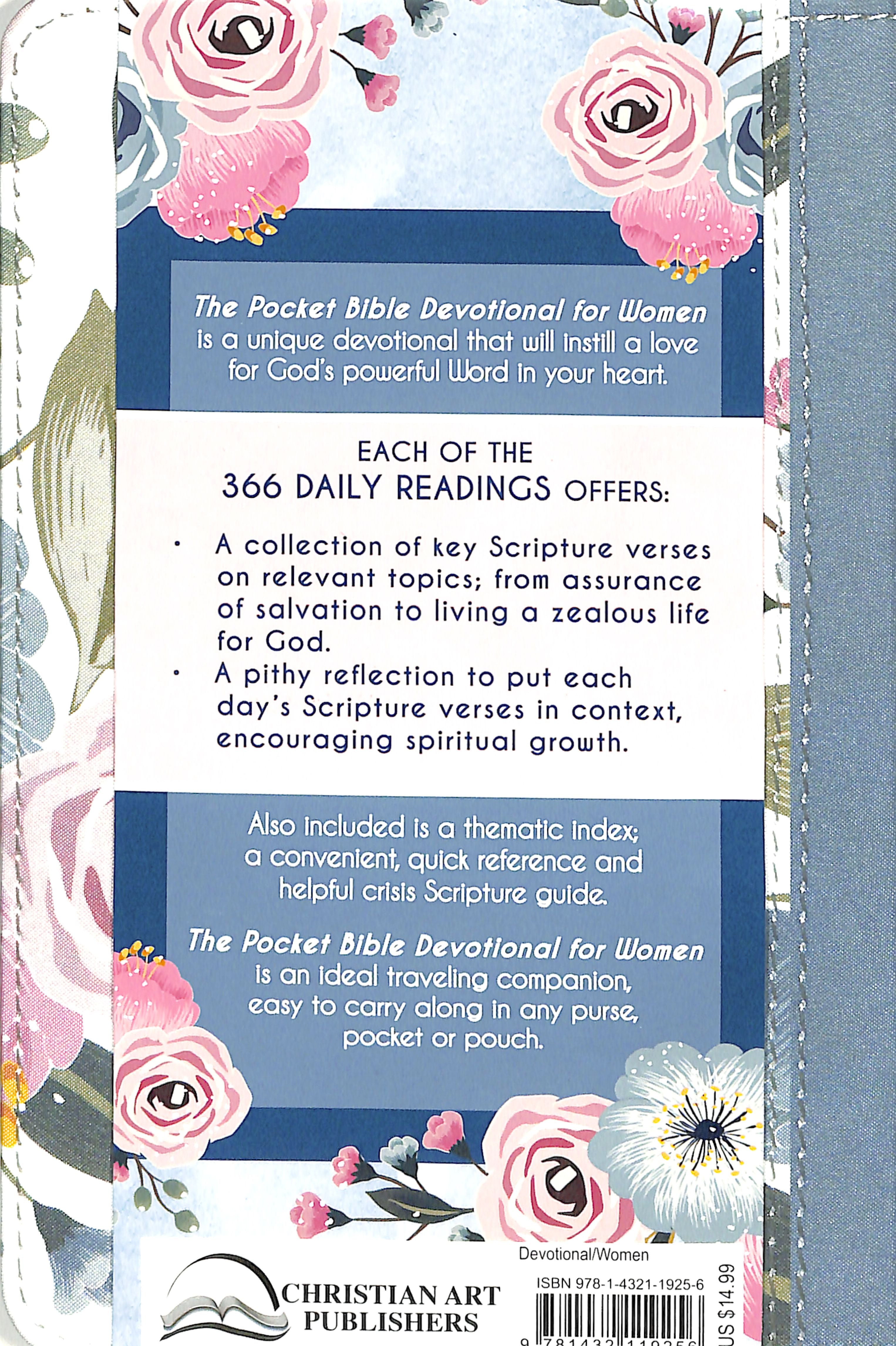 Pocket Bible Devotional For Women (365 Daily Devotions Series)