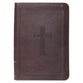 KJV Compact Large Print Dark Brown Red Letter Edition