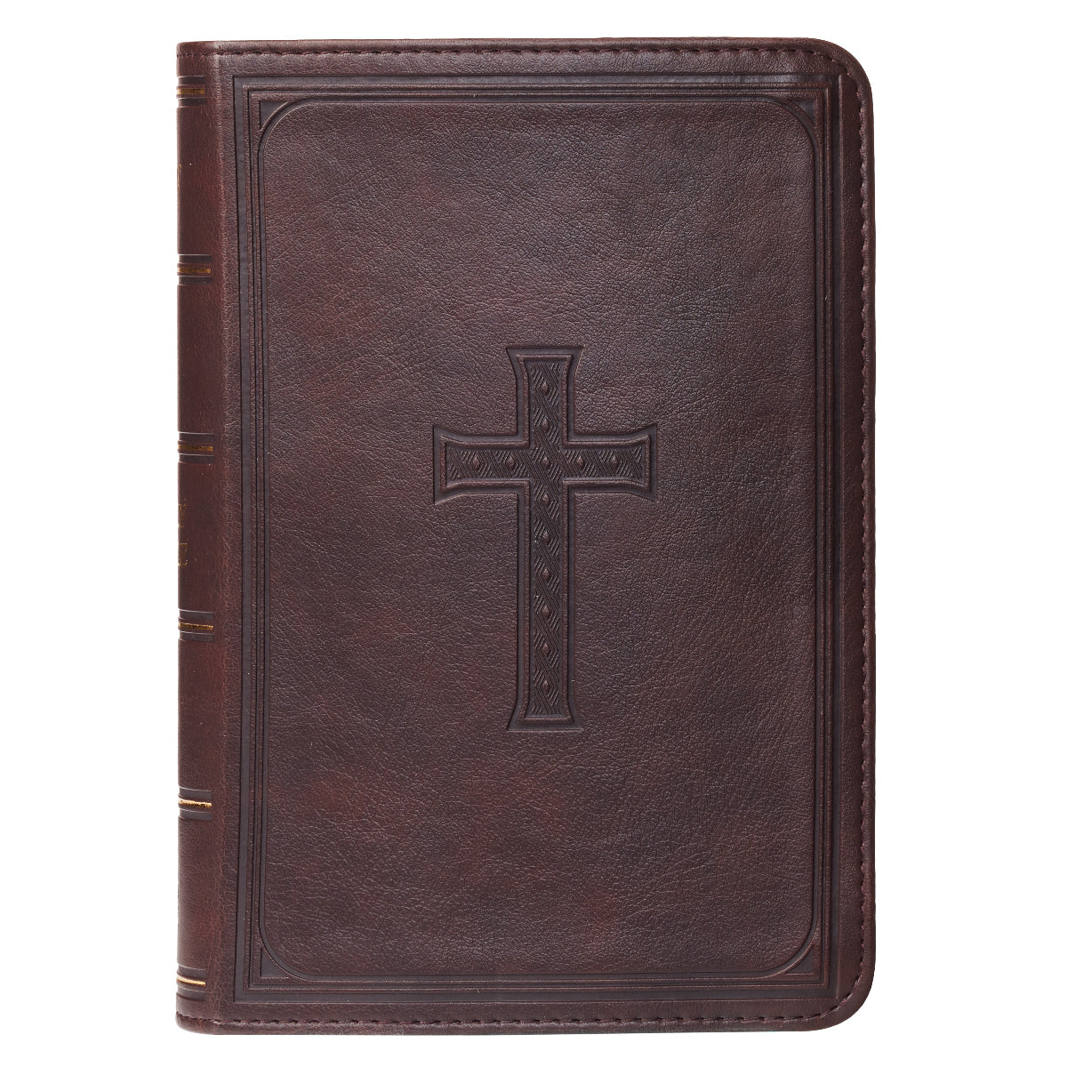 KJV Compact Large Print Dark Brown Red Letter Edition