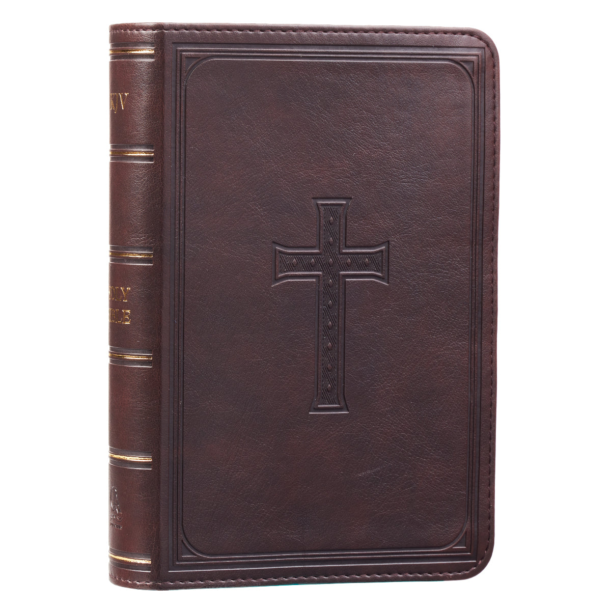 KJV Compact Large Print Dark Brown Red Letter Edition