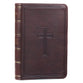 KJV Compact Large Print Dark Brown Red Letter Edition