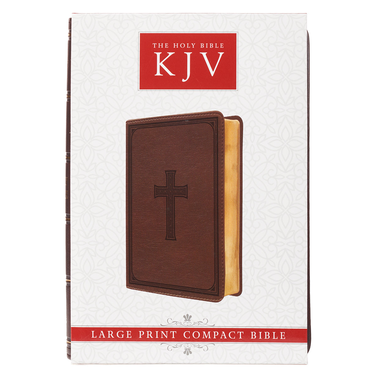 KJV Compact Large Print Dark Brown Red Letter Edition