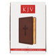 KJV Compact Large Print Dark Brown Red Letter Edition