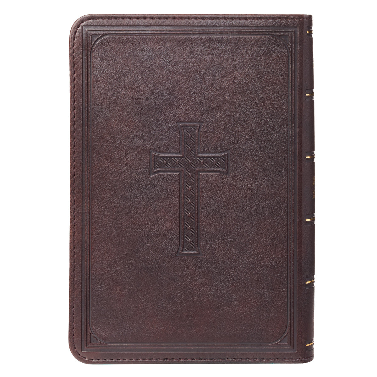 KJV Compact Large Print Dark Brown Red Letter Edition