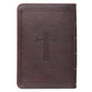 KJV Compact Large Print Dark Brown Red Letter Edition