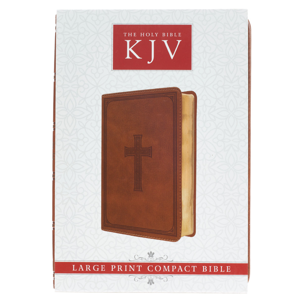 KJV Compact Large Print Tan Red Letter Edition