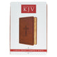 KJV Compact Large Print Tan Red Letter Edition