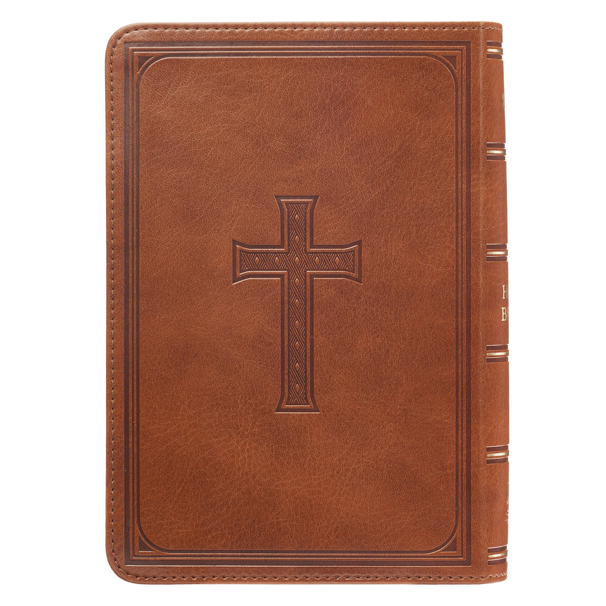 KJV Compact Large Print Tan Red Letter Edition