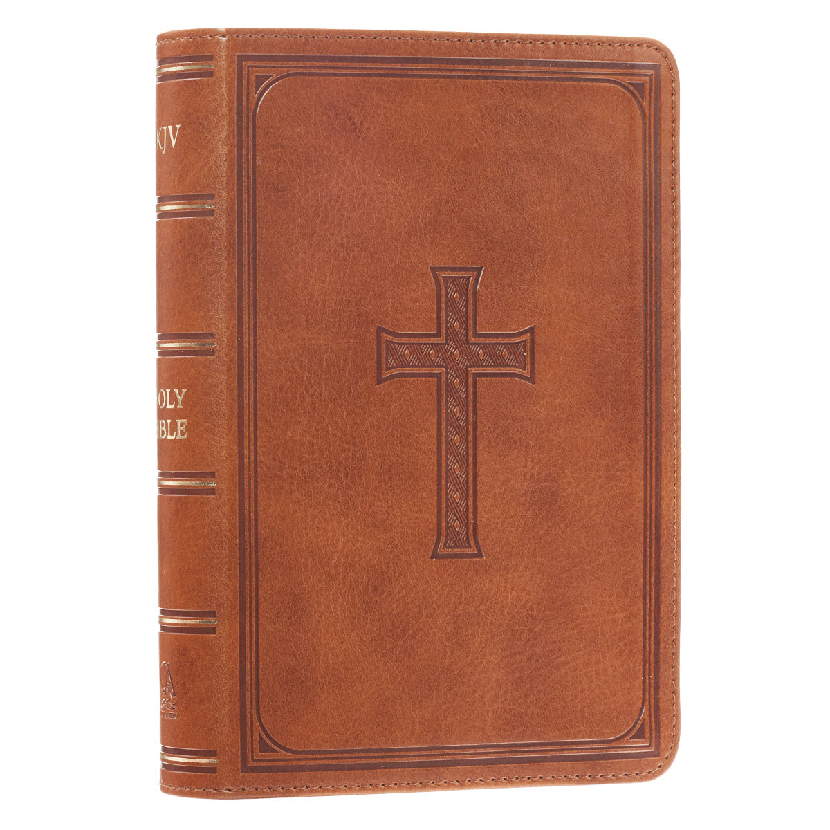 KJV Compact Large Print Tan Red Letter Edition
