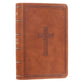 KJV Compact Large Print Tan Red Letter Edition