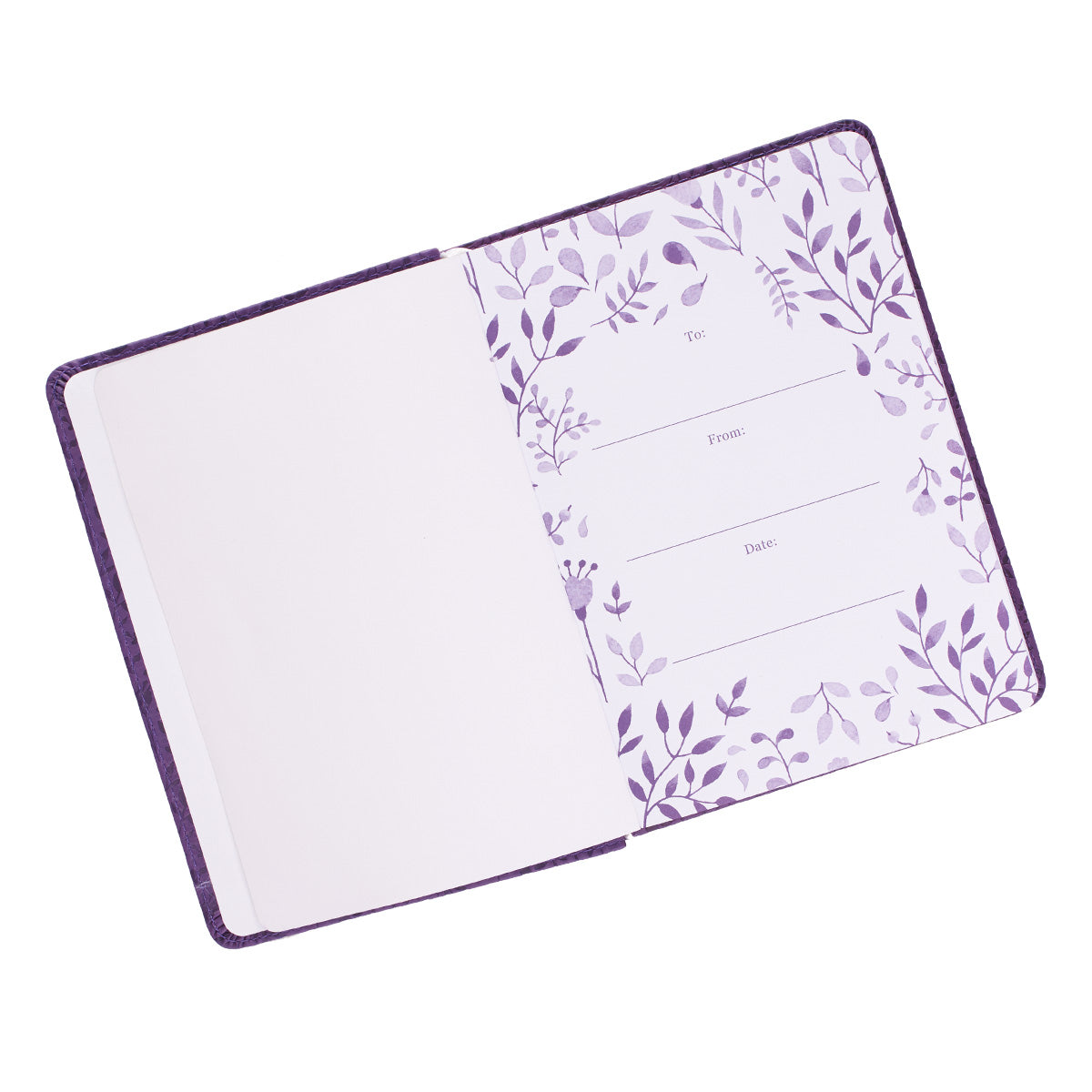 Journal: I Can Do All This Through Purple/Floral, Handy-Sized (Phil 4:13)