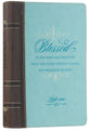 Journal Zippered: Blessed, Turquoise/Brown (Luke 1:45)