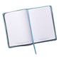 Journal Zippered: Blessed, Turquoise/Brown (Luke 1:45)