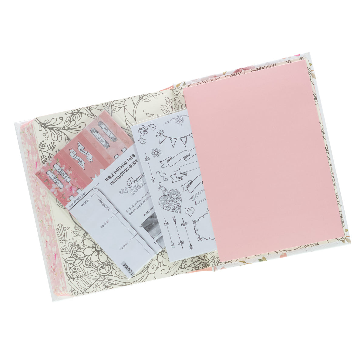 KJV My Promise Bible Large Print Pink Floral (Black Letter Edition)