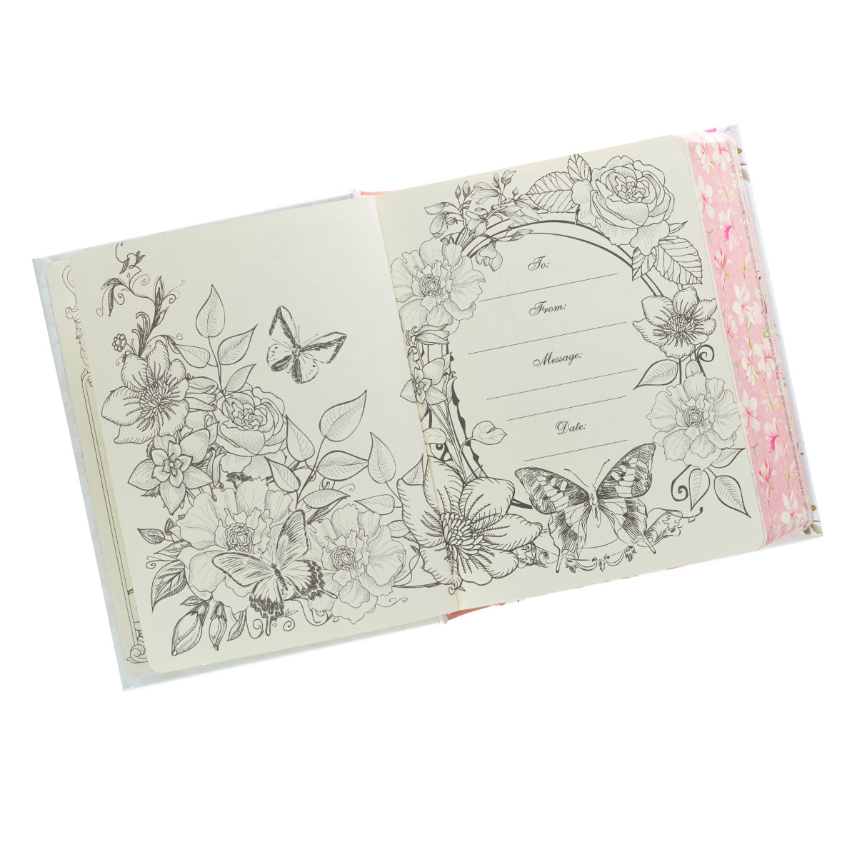 KJV My Promise Bible Large Print Pink Floral (Black Letter Edition)