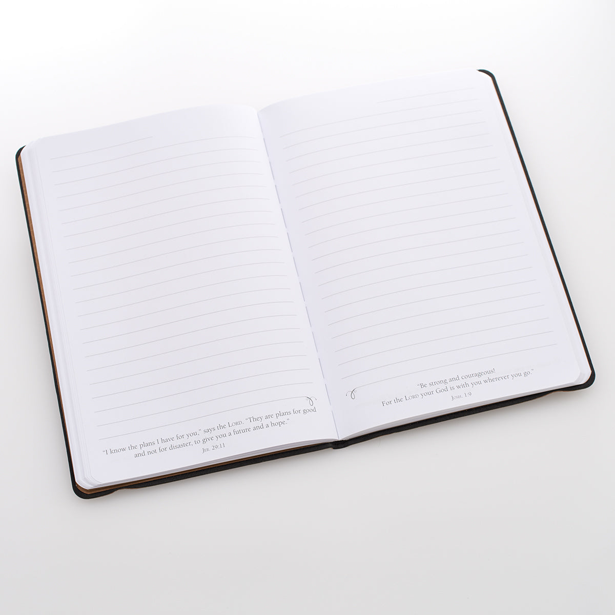 Journal: Be Still and Know, Brown With Elastic Closure