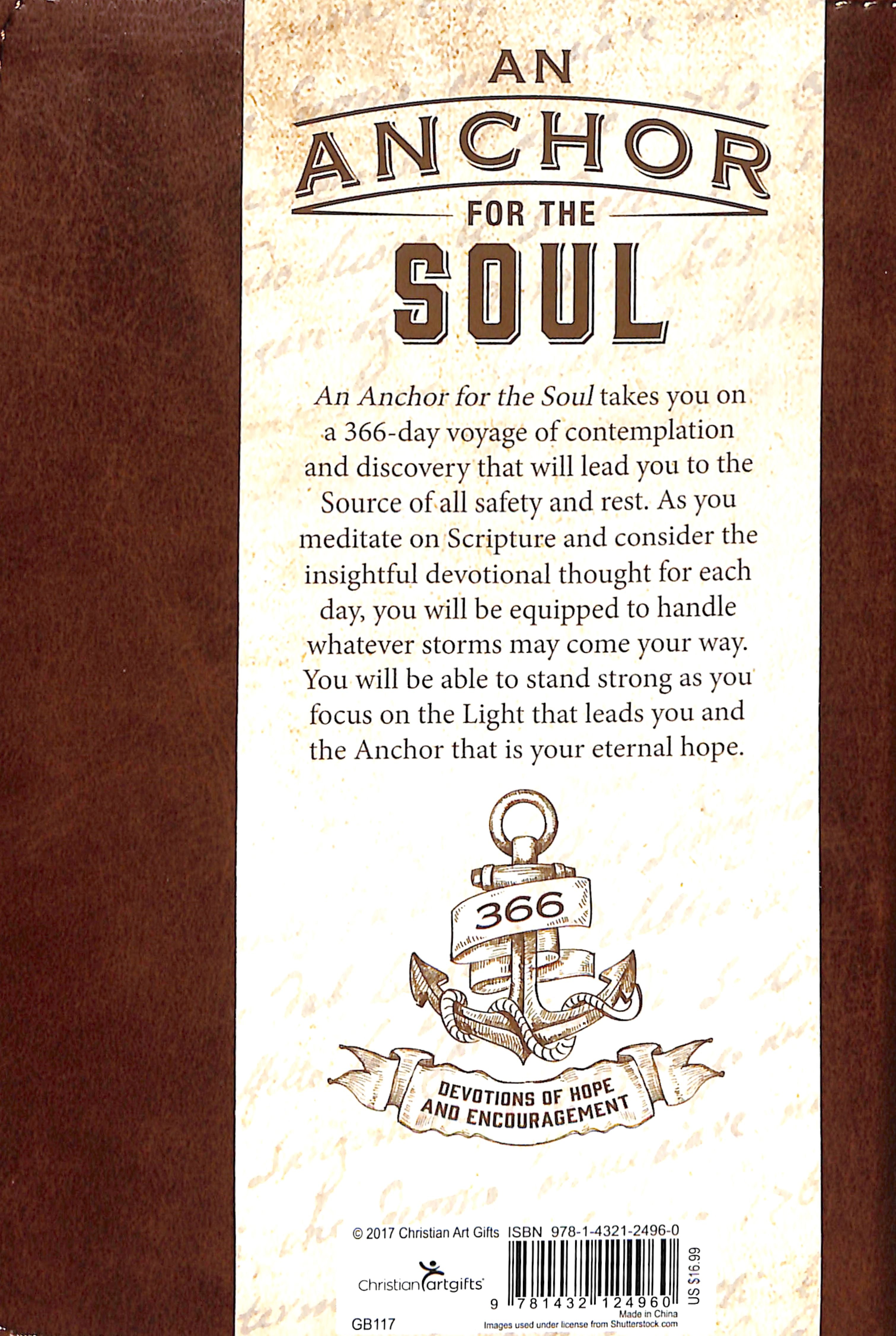 An Anchor For the Soul (Brown) (365 Daily Devotions Series)