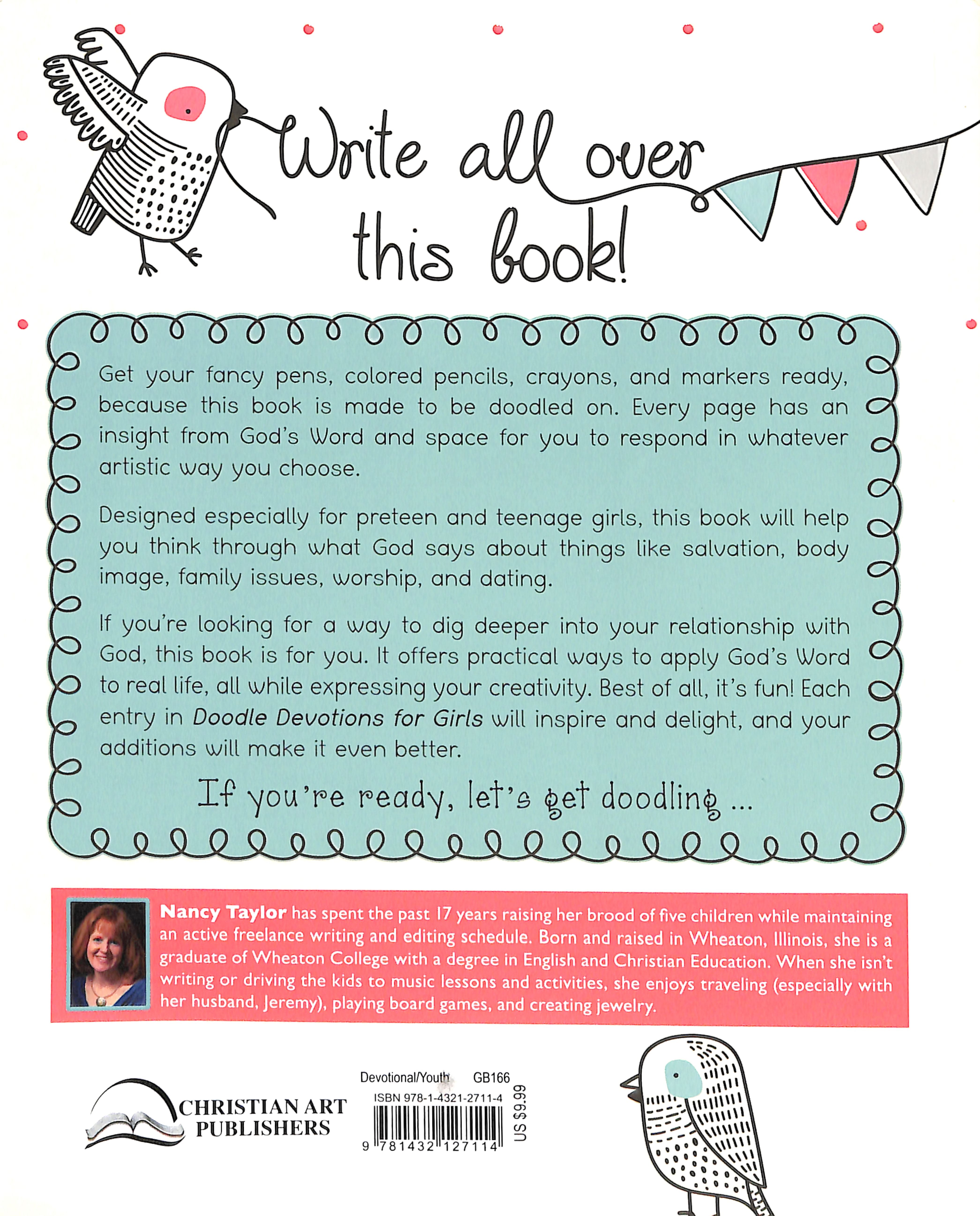 Doodle Devotions For Girls: 60 Devotions, Activities and Colouring in