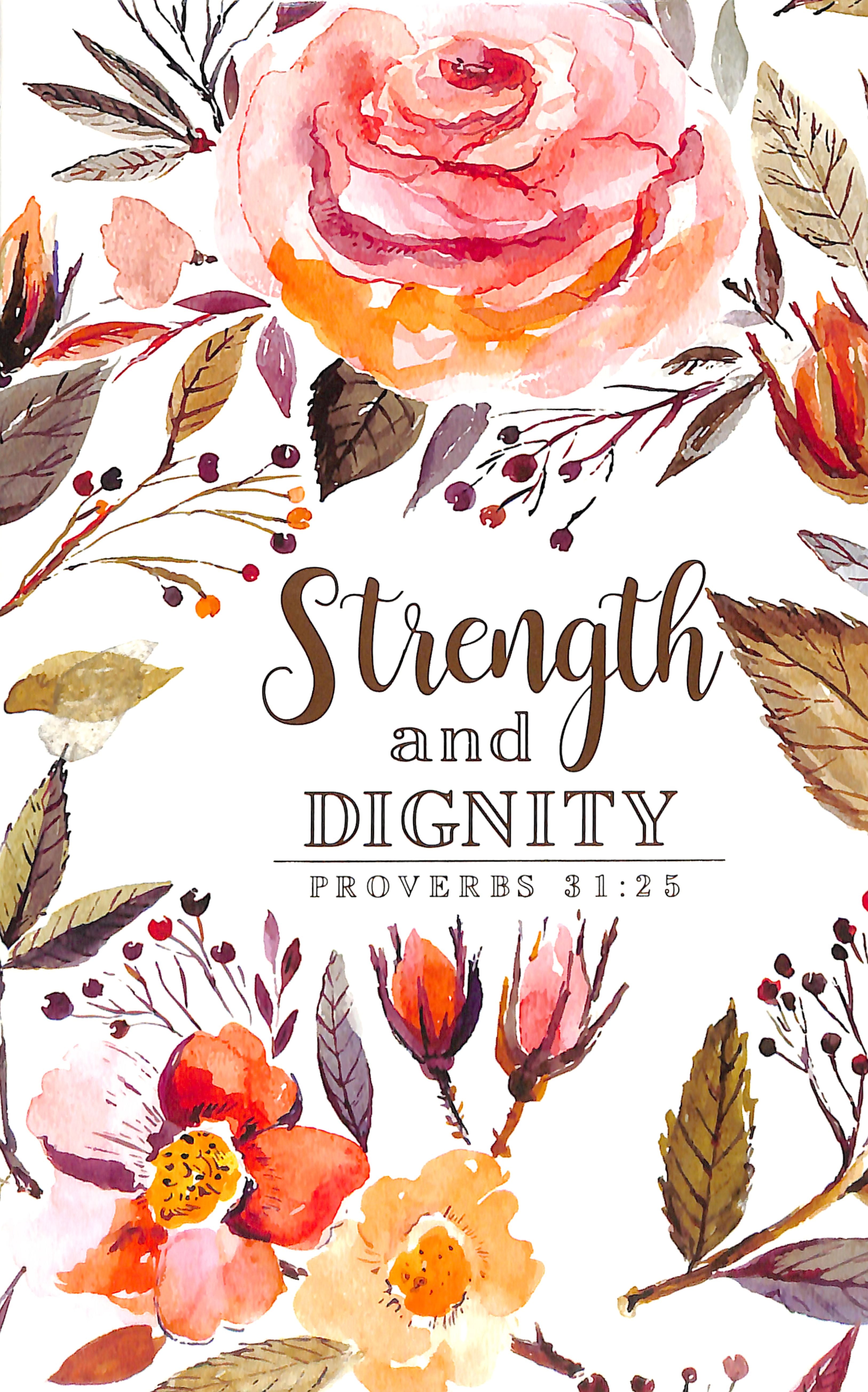 Journal: Strength & Dignity Rose/Floral