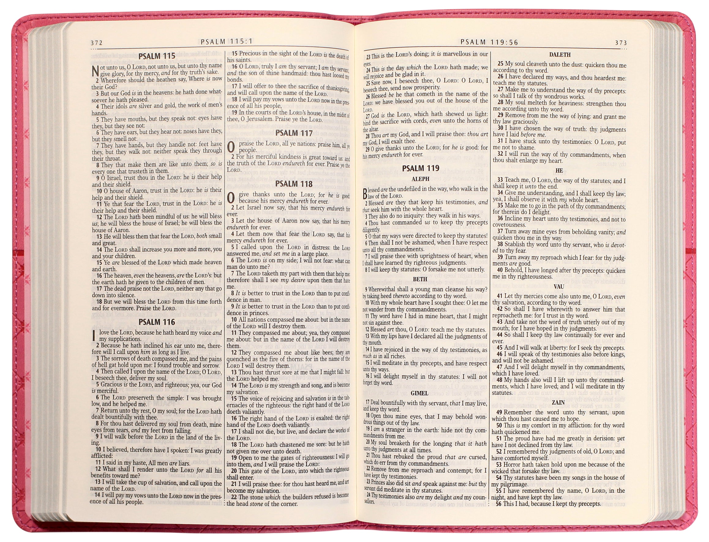 KJV Gift & Award Bible Pink (Black Letter Edition)