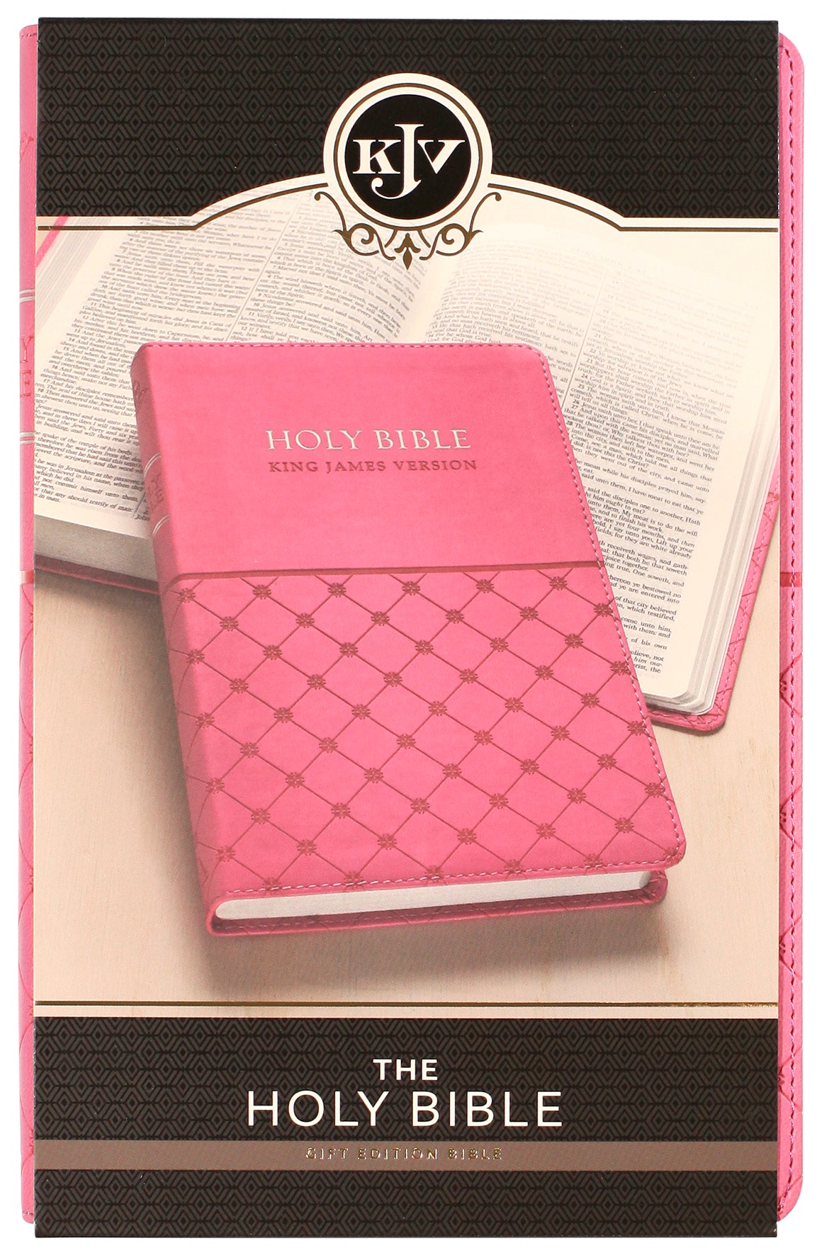 KJV Gift & Award Bible Pink (Black Letter Edition)