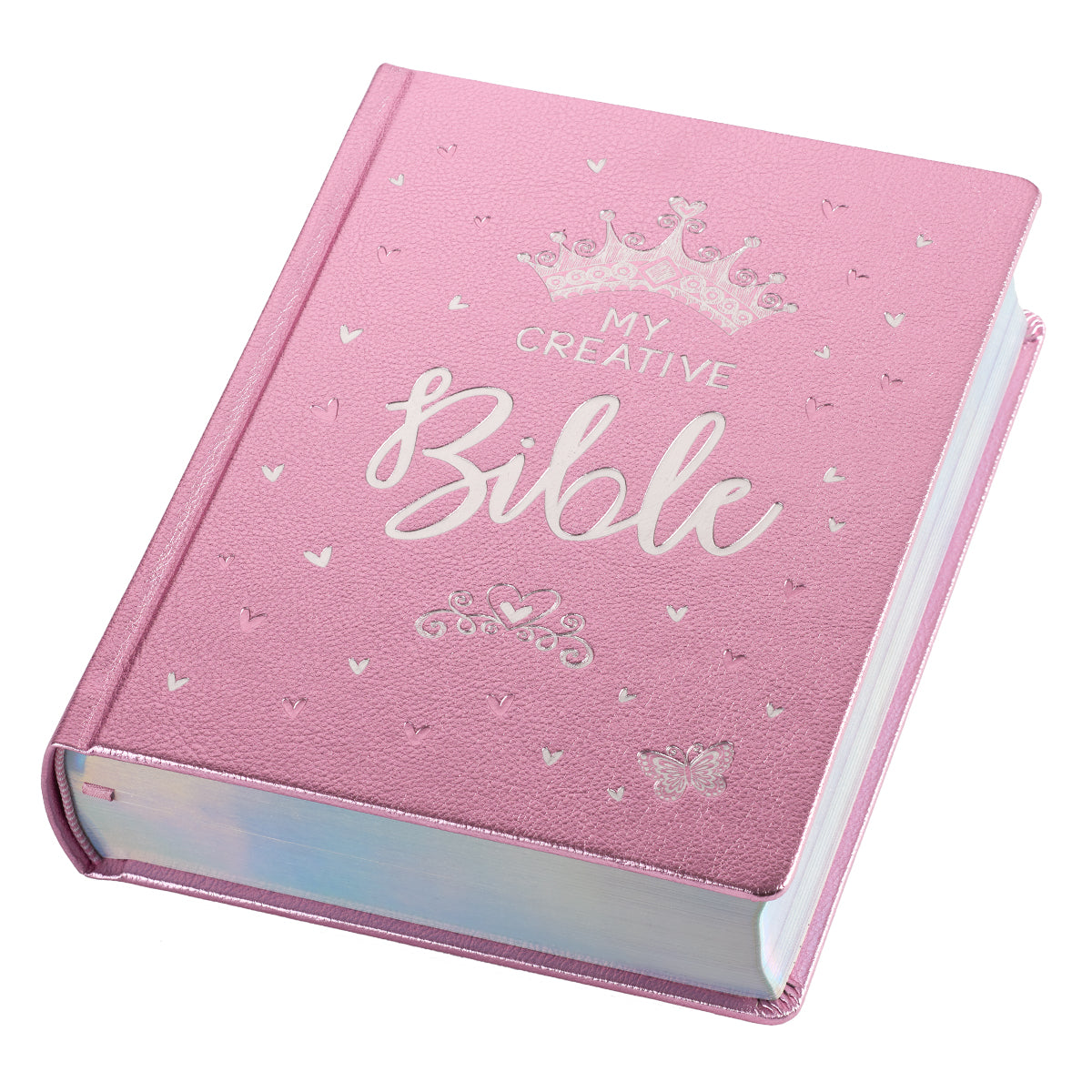 ESV My Creative Bible Pink Salsa Hardcover Luxleather