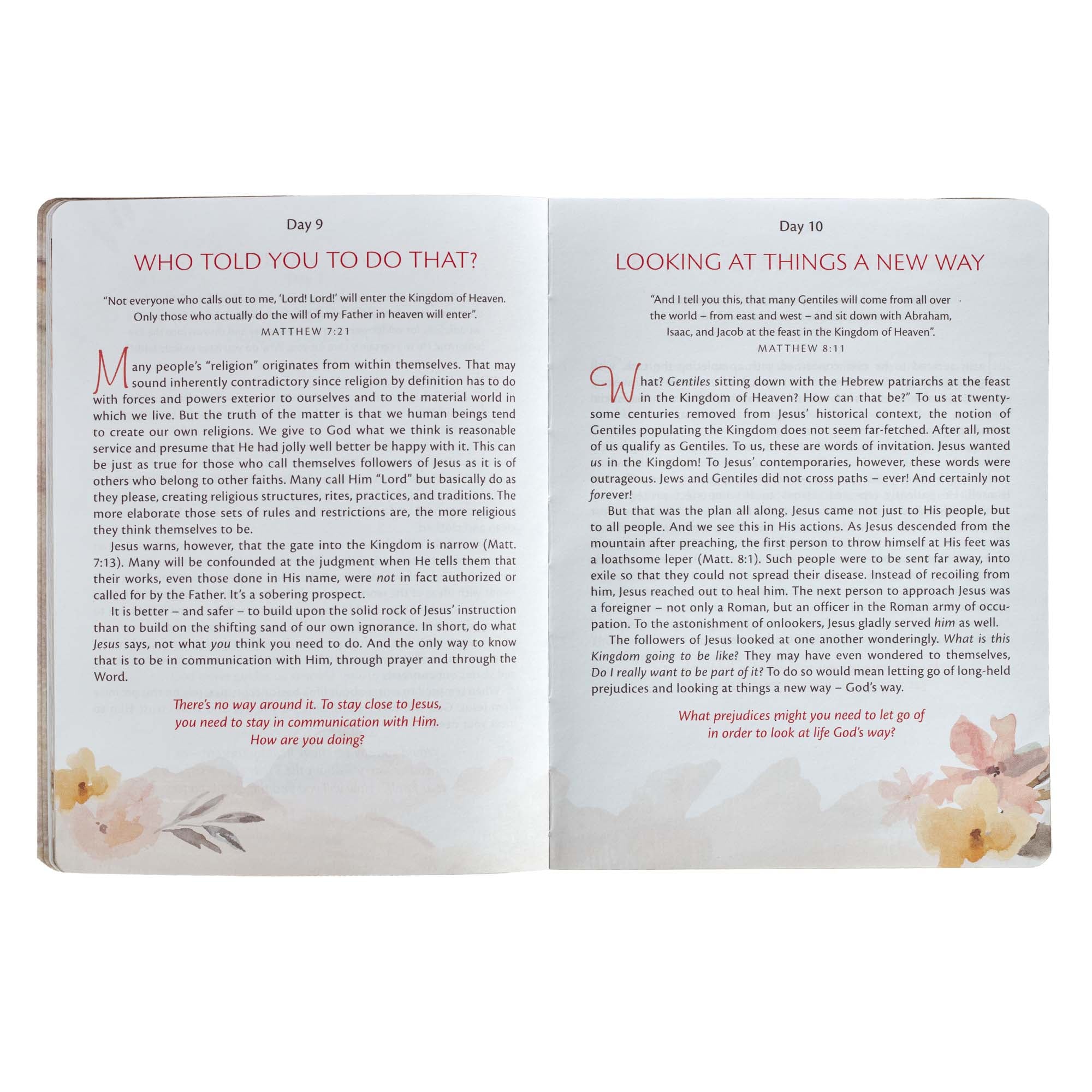 My Quiet Time Devotional: A Year-Long Devotional Guiding Women to Experience Peace and Tranquillity in God's Presence (Floral)