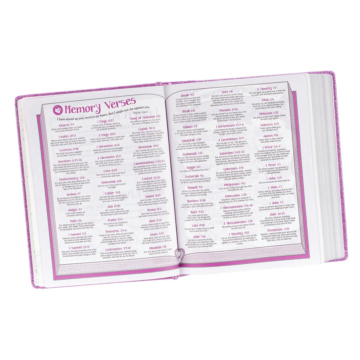 ESV My Creative Bible Purple Glitter Hardcover