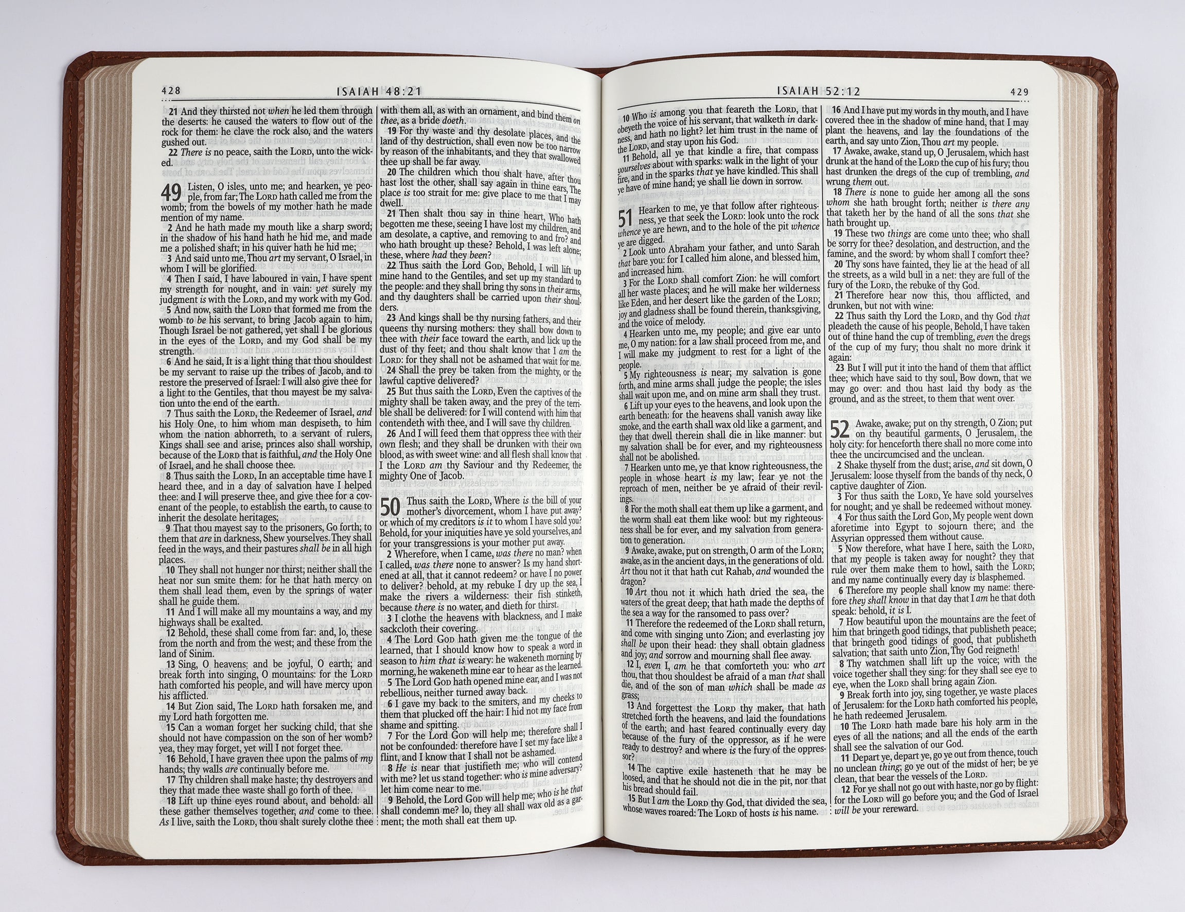 KJV Gift & Award Bible Tan (Black Letter Edition)