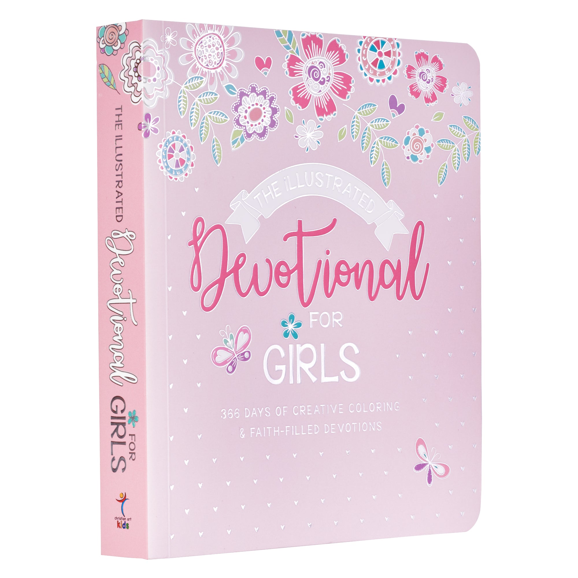The Illustrated Devotional For Girls: 366 Devotions & Colouring in