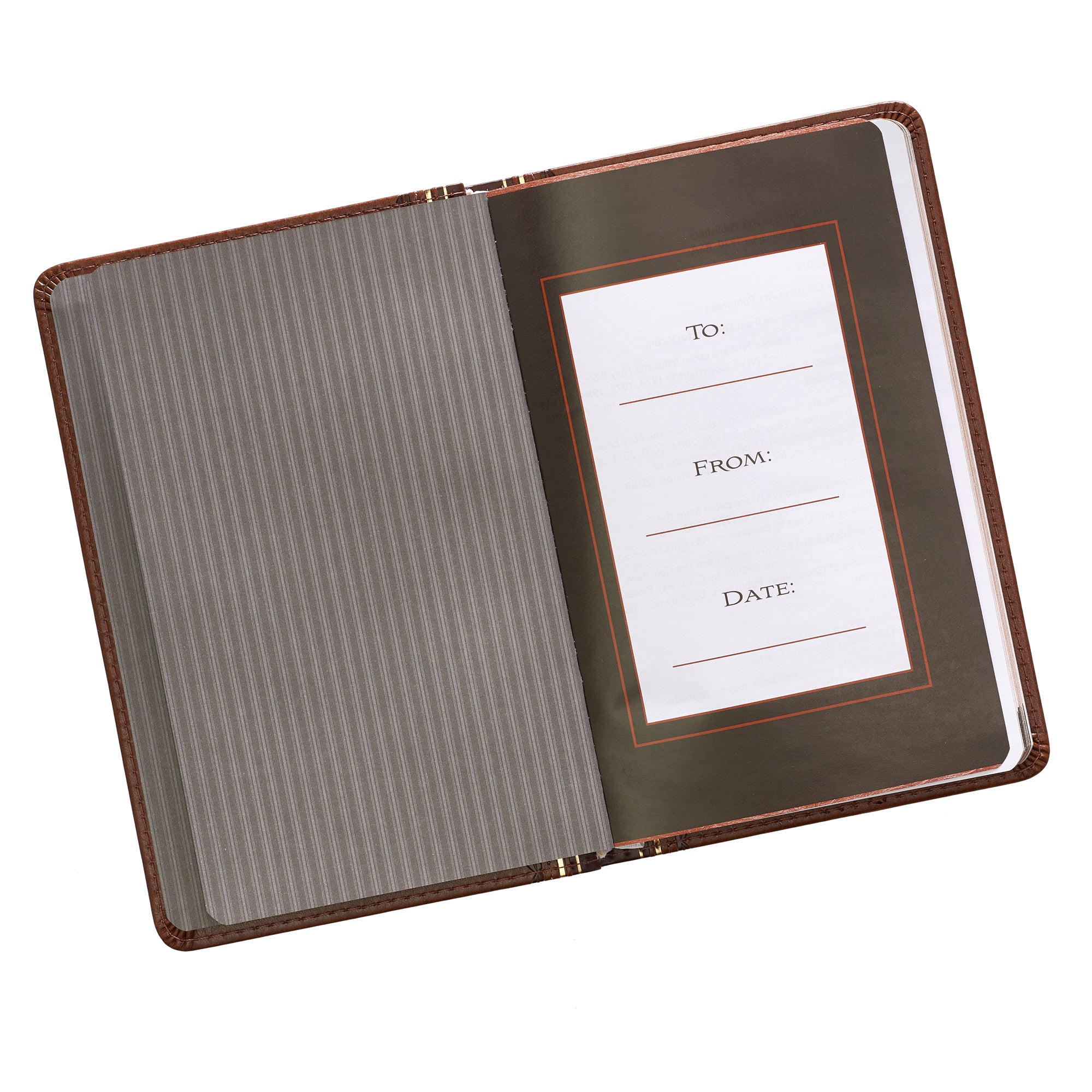 Promises From God For Every Man (Light Brown Luxleather)