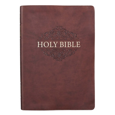 KJV Super Giant Print Bible Brown (Red Letter Edition)