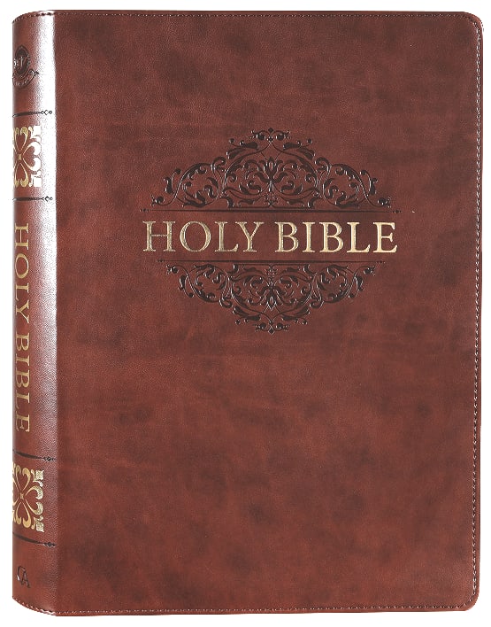 KJV Super Giant Print Bible Brown (Red Letter Edition)