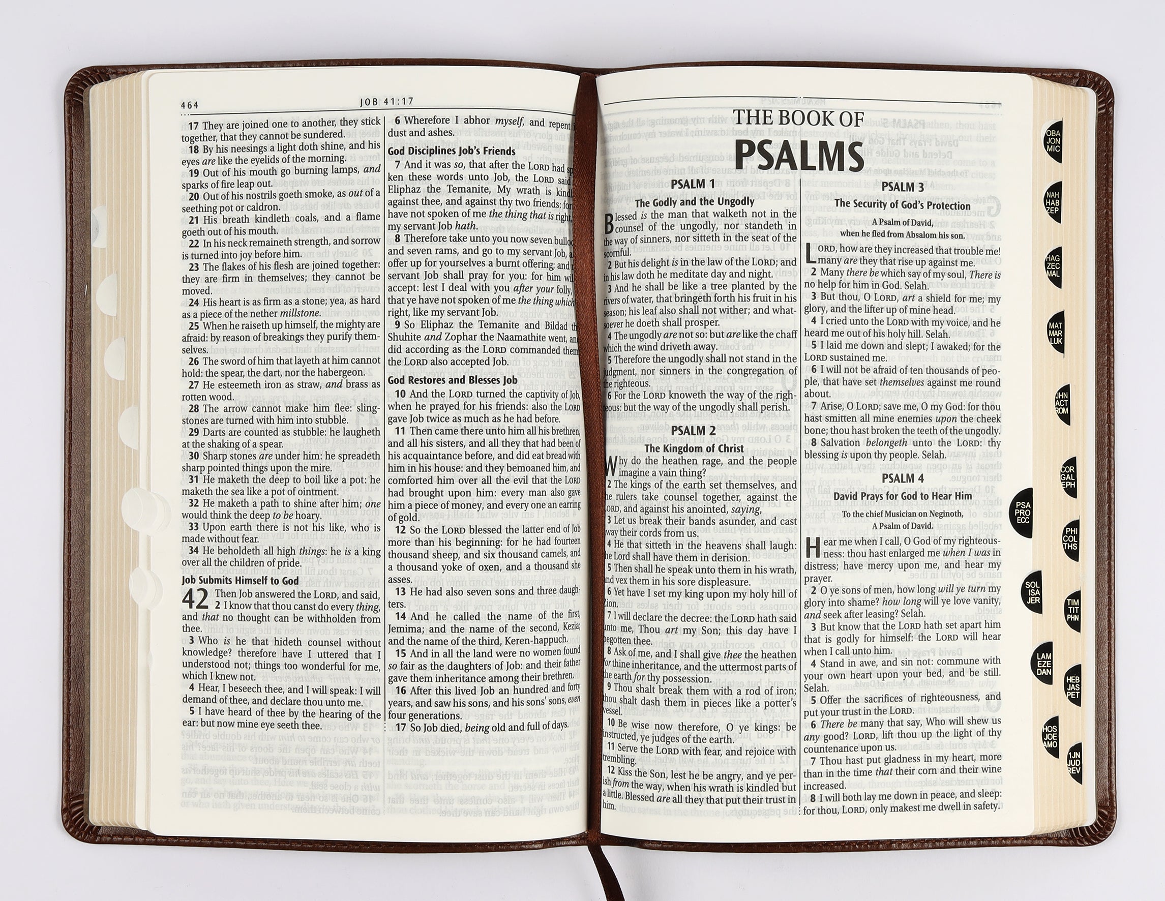 KJV Deluxe Gift Bible Indexed Brown (Red Letter Edition)