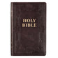 KJV Deluxe Gift Bible Indexed Dark Brown (Red Letter Edition)